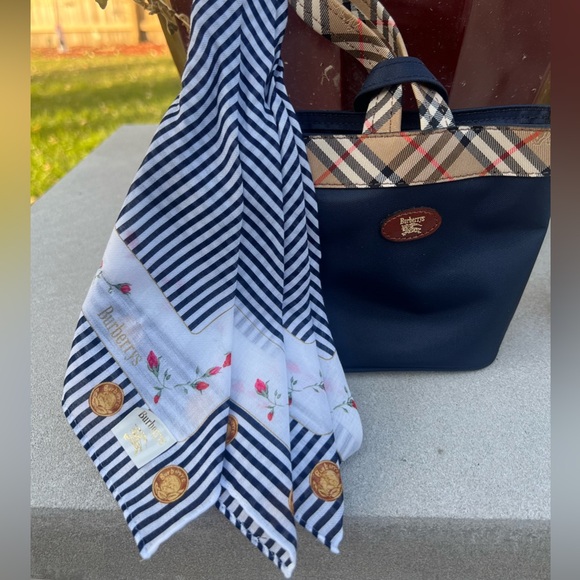 Very rare bundle BURBERRY Nova Check Mini  Bag + scarf twilly +chain New in Box - Picture 3 of 17